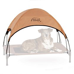 K&H Manufacturing Pet Cot Canopy Large Tan 30-Inch by 42-Inch