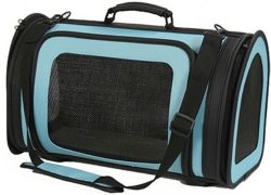 Petote Kelle 12-Pound Pet Carrier Bag, Small, Turquoise Blue
