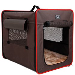 Petsfit 30x21x26 Inches Foldable Cat Kennel,Cat Cage,Dog Kennel,Lightweight Pet Kennel
