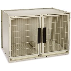 ProSelect Steel Modular Kennel Pet Cage, Large, Sandstone