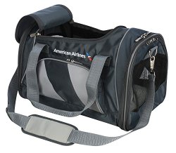 Sherpa American Airlines Duffle Pet Carrier, Medium, Charcoal