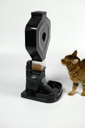 Super Feeder Csf-3XL Automatic Cat Feeder W/stand, Bowl, Chute Cover and Digital Timer (Up to 1.8 Gal. Capacity)