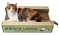 The Original Scratch Lounge – Worlds Best Cat Scratcher – (Includes Catnip)” and the brand to “Scratch Lounge