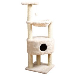 TRIXIE Pet Products Baza Grande Cat Tower, Cream