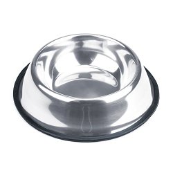 Weebo Pets No-Tip No-Slip Stainless Steel Bowl (16oz. Rover)
