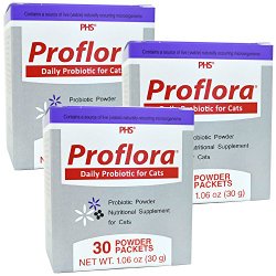 3PACK Proflorareg; Probiotic for Cats (90 Servings)