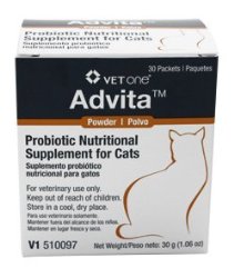 Advita Powder Probiotic Nutritional Supplement for Cats – 30 (1 gram) packets