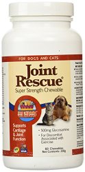 Ark Naturals Joint Rescue for Dogs & Cats, Super Strength, 60 Chewable Tablets