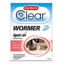 Bob Martin Dewormer Spot On 2 Tube For Cats And Kittens