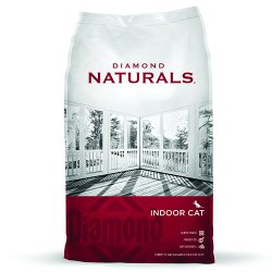 Diamond Naturals Dry Food for Adult Cats, Indoor Hairball Control Chicken Formula, 18 Pound Bag