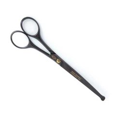 Dubl Duck Anodized Steel 11 Curved Pet Shear with Ball Tip, 6-1/2-Inch