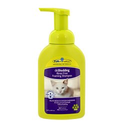 FURminator De Shedding Rinse Free Foaming Shampoo for Cats, 8.5 oz.