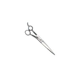 Geib Gator Bent Shank Stainless Steel Curved Pet Grooming Shears, 8-1/2-Inch