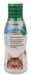GNC PETS Ultra Mega Wild Salmon Oil for All Cats – Tasty Fish Flavor, Liquid, 4 FL OZ -EPA & DHA Omega-3 & Omega-6 Fatty Acids