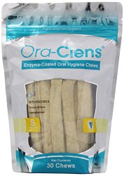HealthyPets 30 Count Ora-Clens Oral Hygiene Chews, Small
