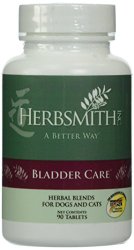 Herbsmith 90-Tablet Bladder Care Herbal Supplement for Dogs and Cats