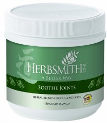 Herbsmith Soothe Joints Herbal Supplement for Dogs and Cats, 150gm Powder
