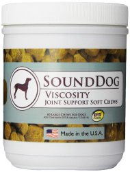 Herbsmith Sound Dog Viscosity 60 Count Joint Support Chews for Dogs and Cats, Large