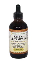 Kitty Distempaid 4oz- an herbal supplement formulated to promote normalization of digestive tract