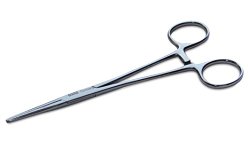 Mars Professional Hairpuller and Mosquito Hemostat, Surgical Grade Stainless Steel and Locking Mechanism, 5″ Length