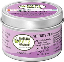 Natura Petz Organics Serenity Zen Anti-Stress & Anti Anxiety Flavored Meal Topper for Dogs & Cats