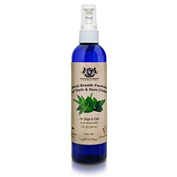 Natural Breath Freshener and Teeth and Gum Cleaner for Dogs and Cats, Pet Oral Care Spray