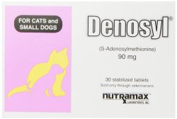 Nutramax Denosyl Tablets, Small Dogs and Cats, 90mg, 30 Count, 3-Pack