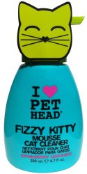 Pet Head Fizzy Kitty Strawberry Lemonade Mousse Cat Cleaner, 6.7 Ounce