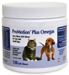 Promotion Plus Omegas Soft Chews Cats Small Dogs (120 ct)