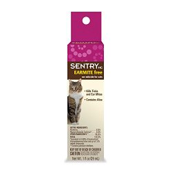 Sentry Earmite Free Ear Miticide for Cats, 1 oz.