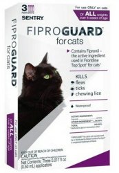 Sentry Fiproguard Flea And Tick Drops For Cats