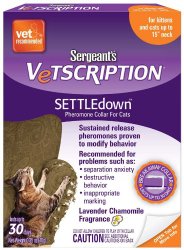 Sergeant’s Vetscription Settle Down Pheromone Cat Collar