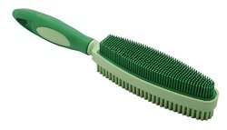 SWEEPA Duo Rubber Brush For Grooming, Cleaning, Lint and Fur Removal. Home and Auto. (Salad-Green)