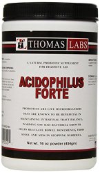 Thomas Laboratories Acidophilus Forte Digestive Powder, 16-Ounce