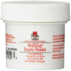 Top Performance MediStyp Pet Styptic Powder with Benzocaine, 1/2-Ounce
