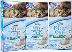 Alfa Pet Kitty Cat Pan Liners, 10 count, Pack of 3