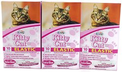 Alfapet Kitty Cat Extra-giant Elastic Sta-put Litter Box Liners 10 Per Box (3 Pack/boxes)