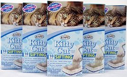 Alfapet Kitty Cat Sifting Litter Box Liners- 10 Per Box Plus 1 Transfer Liner Per Box- Size 40 in X 38 in (5 Pack/boxes)