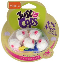 Hartz 5 Pack At Play Mini Mice Cat Toy