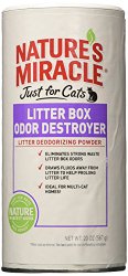 Nature’s Miracle Just for Cats Odor Destroyer Litter Powder, 20 oz