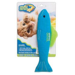 OurPets 100-Percent Catnip Filled Fish Cat Toy, Annette