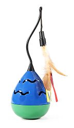 SmartyKat Wobble Bobble Cat Toy Rocking Feather Toy