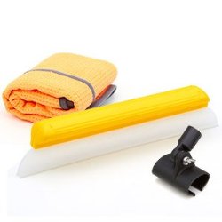 14 Inch Water Blade Deluxe Bundle with Pole Adapter and Free Microfiber Towel