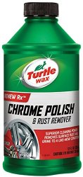2 Pack Turtle Wax T280RA Renew Rx Chrome Polish and Rust Remover – 12 fl oz