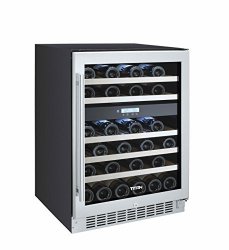 46 Bottle Dual Zone Built-In Wine Refrigerator