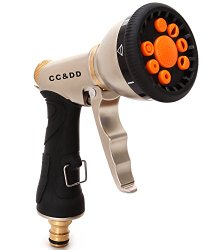 CC&DD Hose Nozzle 8 Spray Settings Best for Car Wash,Watering, and Lawn. Water Nozzle High Pressure With Flow Control