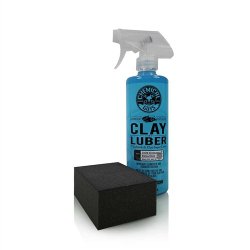 Chemical Guys CLAY BLOCK KIT Clay Block V2 and Luber Surface Cleaner