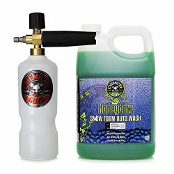 Chemical Guys EQP312 TORQ Professional Foam Cannon and Honeydew Snow Foam Cleanser – 1 gal.