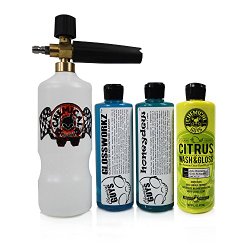 Chemical Guys EQP313 TORQ Professional Foam Cannon and Soap Kit (4 Items)