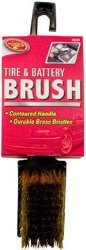 Clean Rite/Blazer International 4B325 Small Brass White Wall Tire Brush – Quantity 6